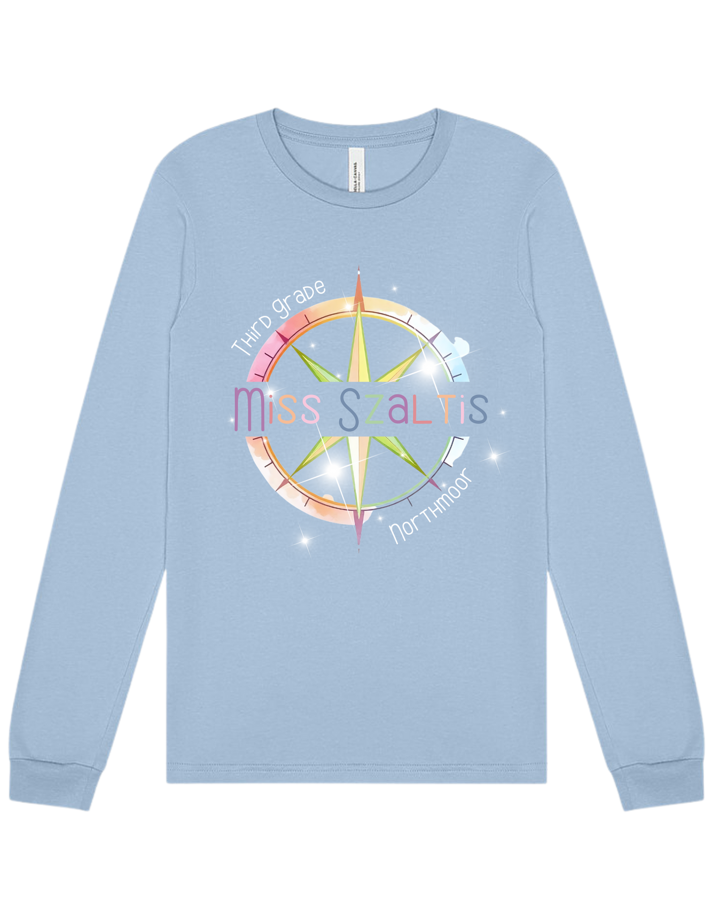Teacher's Glitter Compass