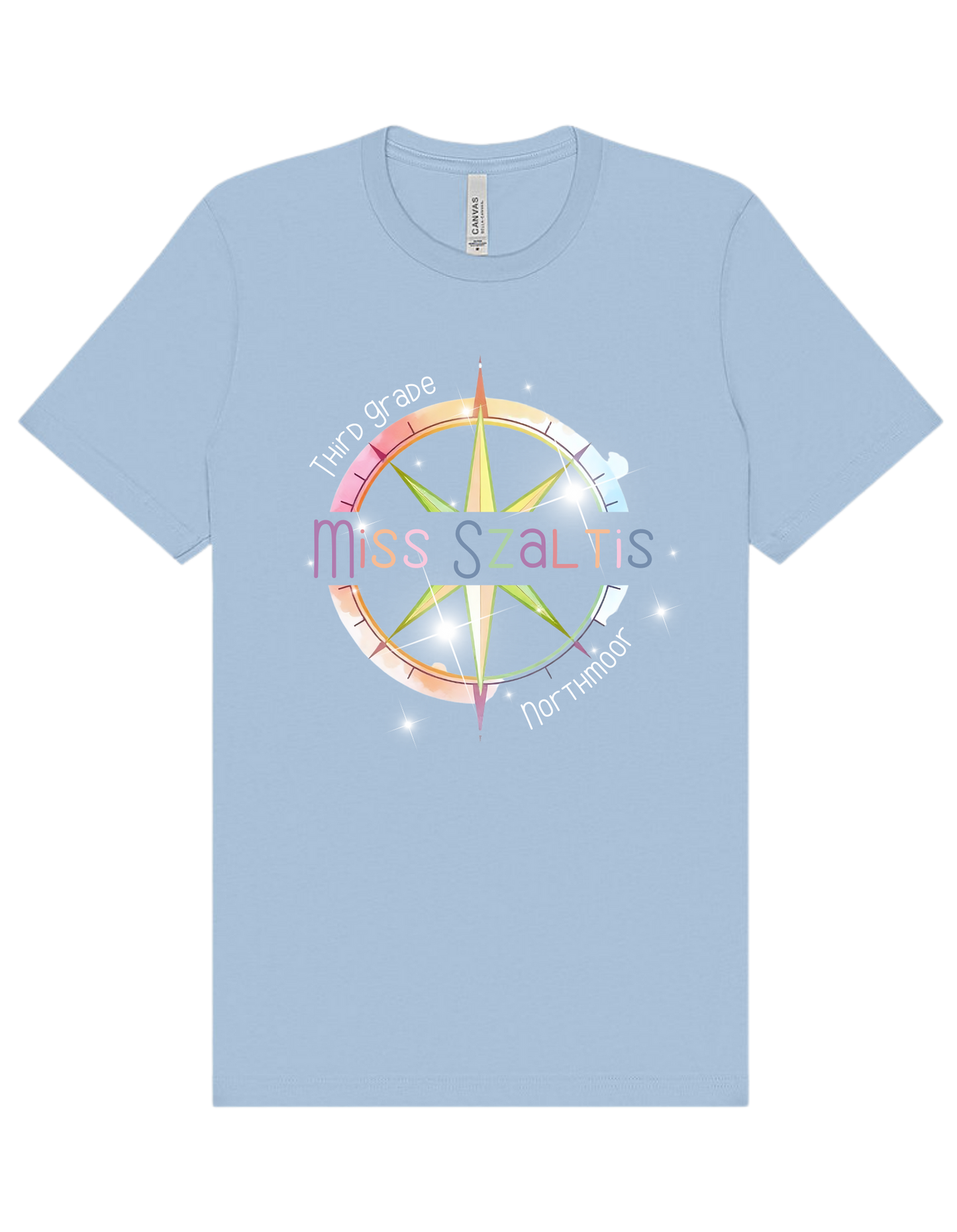 Teacher's Glitter Compass